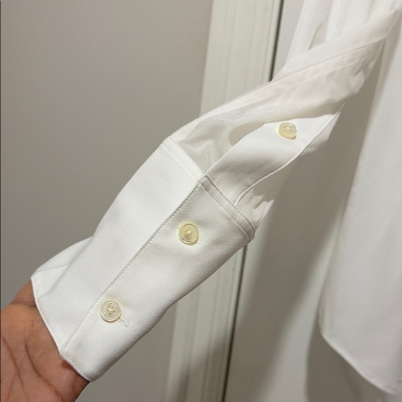 Helmut Lang White Lace Relaxed Shirt - Picture 4 of 8